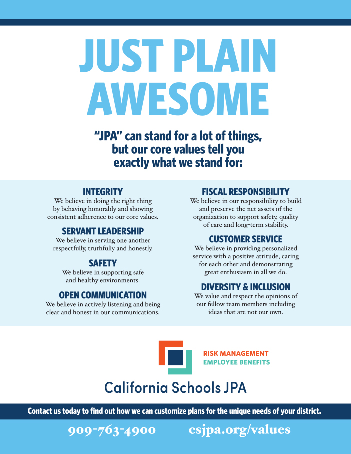 California Schools JPA ad.